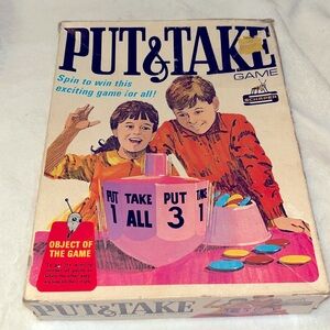 Put & Take Vintage Game By Schaper Games